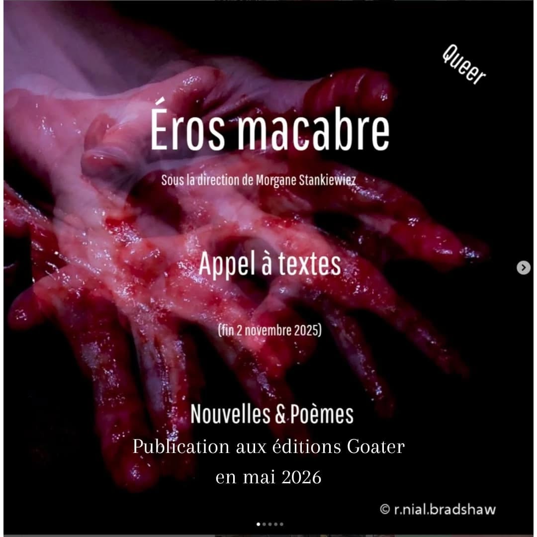 Un appel à texte Eros Macabre.